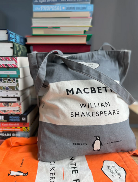 Penguin Books Canvas Tote Bag - Macbeth by William Shakespeare