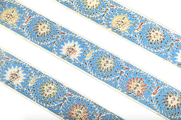 Washi Tape - Golden Enamel Lotus
