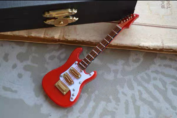 Miniature Guitar Brooch