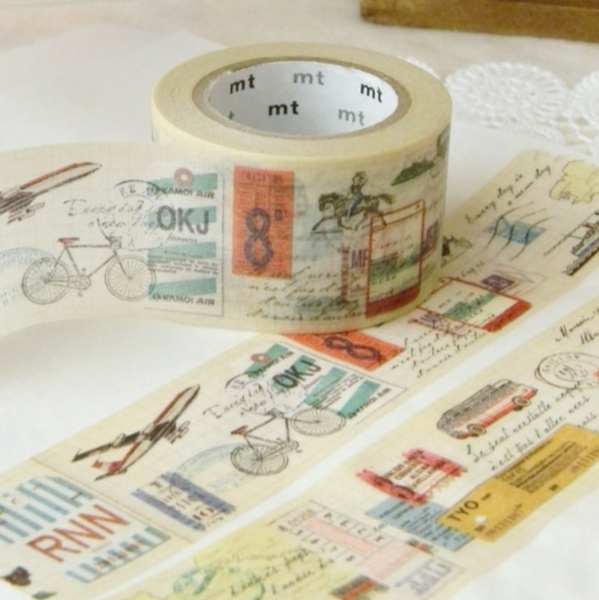 Japanese MT Washi Tape - Travel