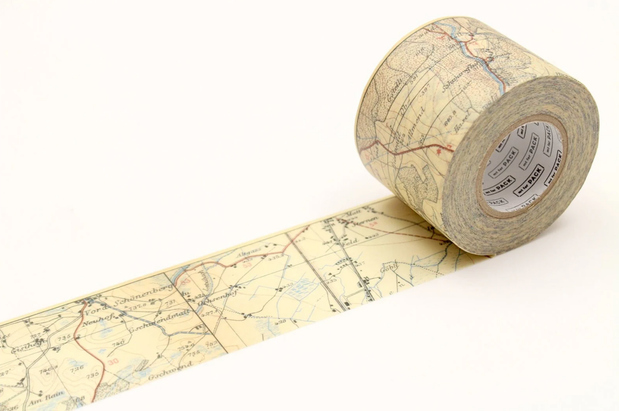 Japanese MT Washi Tape - Vintage Map