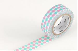 Japanese MT Washi Tape - Square Pink